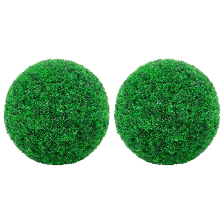 Vidaxl kunstbuxus -Lampen 2 PCs 35 cm