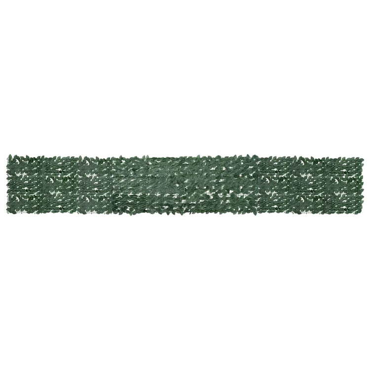 Vidaxl Balkon Bildschirm mit dunkelgrünen Blättern 500x75 cm