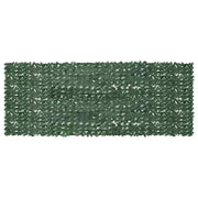 VIDAXL -Balkon -Bildschirm mit dunkelgrünen Blättern 400x150 cm - afbeelding 1
