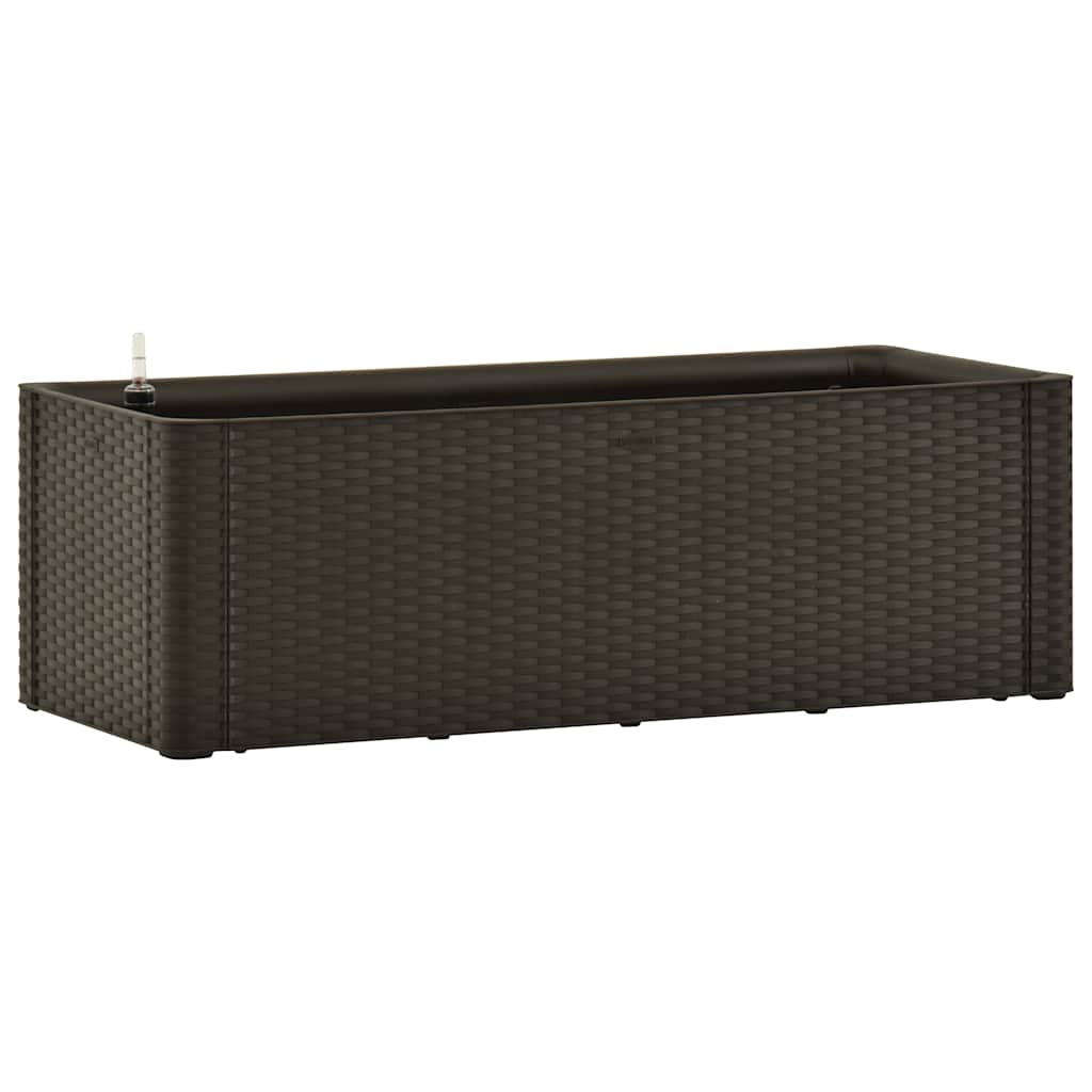 VIDAXL -Pflanzer hoch mit selbstständigem System 100x43x33 cm Mokka