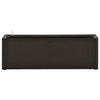 VIDAXL -Pflanzer hoch mit selbstständigem System 100x43x33 cm Mokka