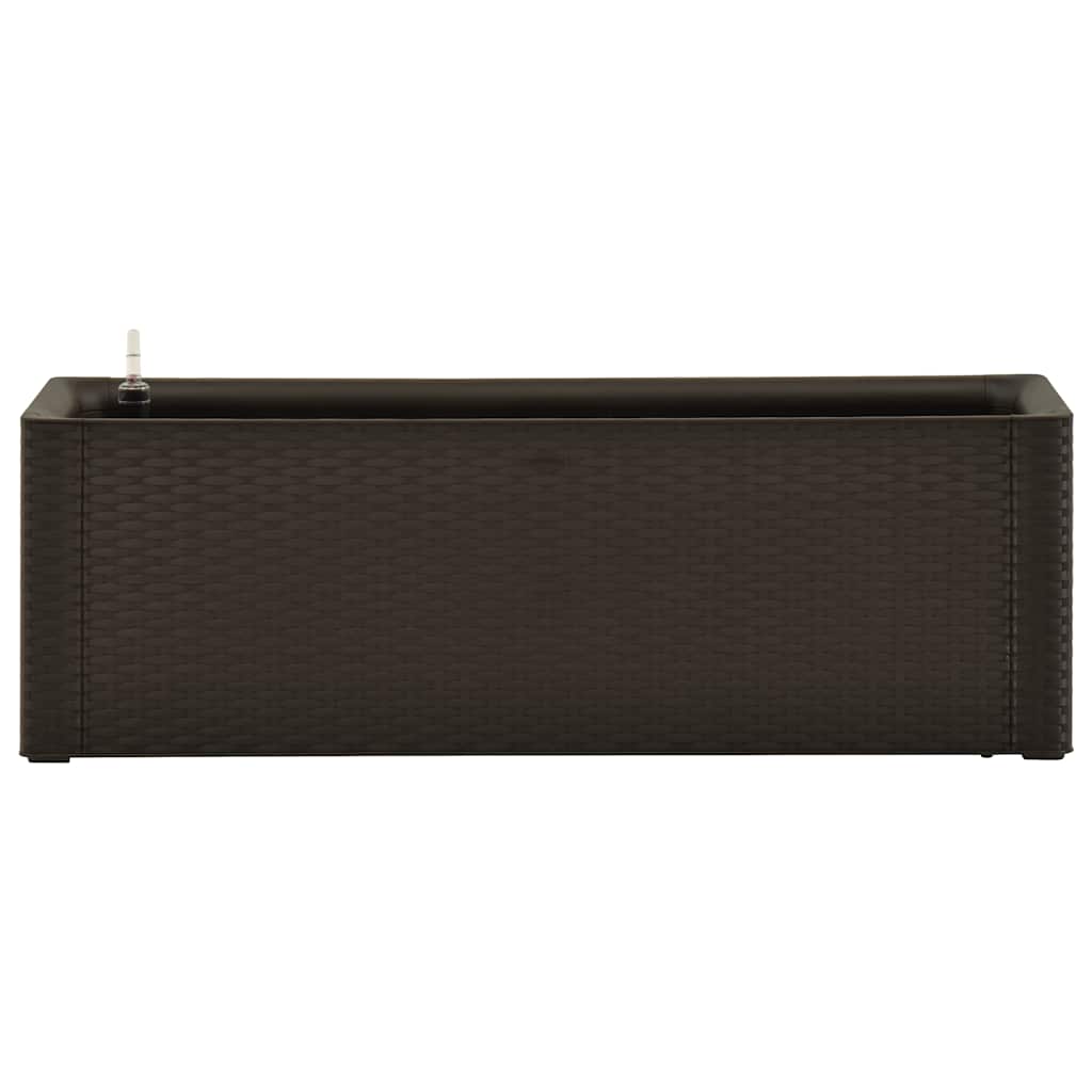 VIDAXL -Pflanzer hoch mit selbstständigem System 100x43x33 cm Mokka