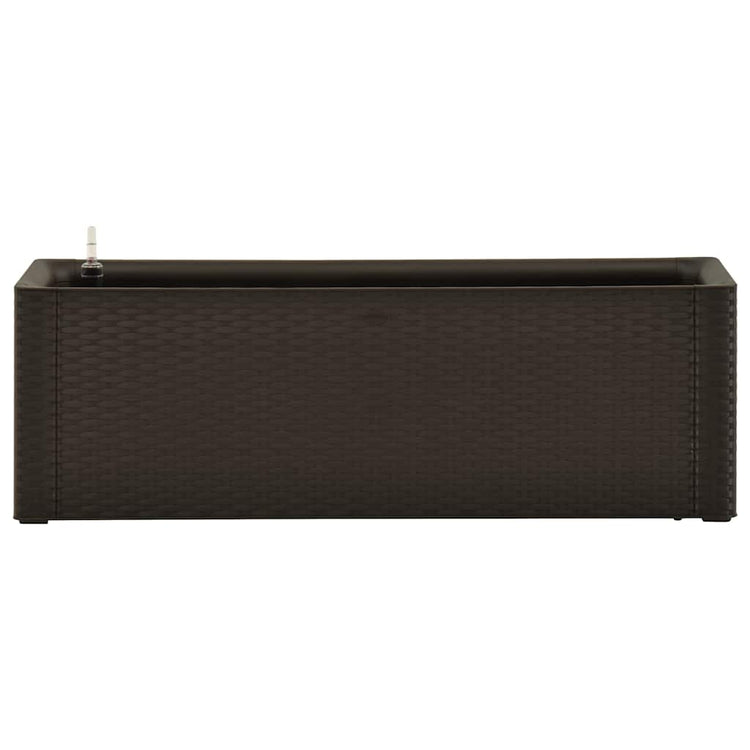 VIDAXL -Pflanzer hoch mit selbstständigem System 100x43x33 cm Mokka