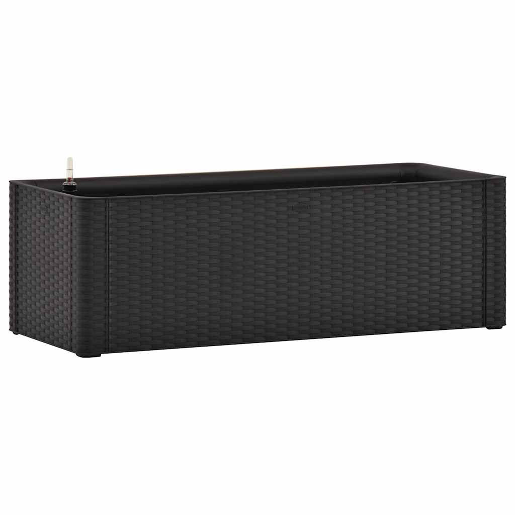 VIDAXL -Pflanzer Hoch -Selbstvergassungssystem 100x43x33 cm Anthrazit