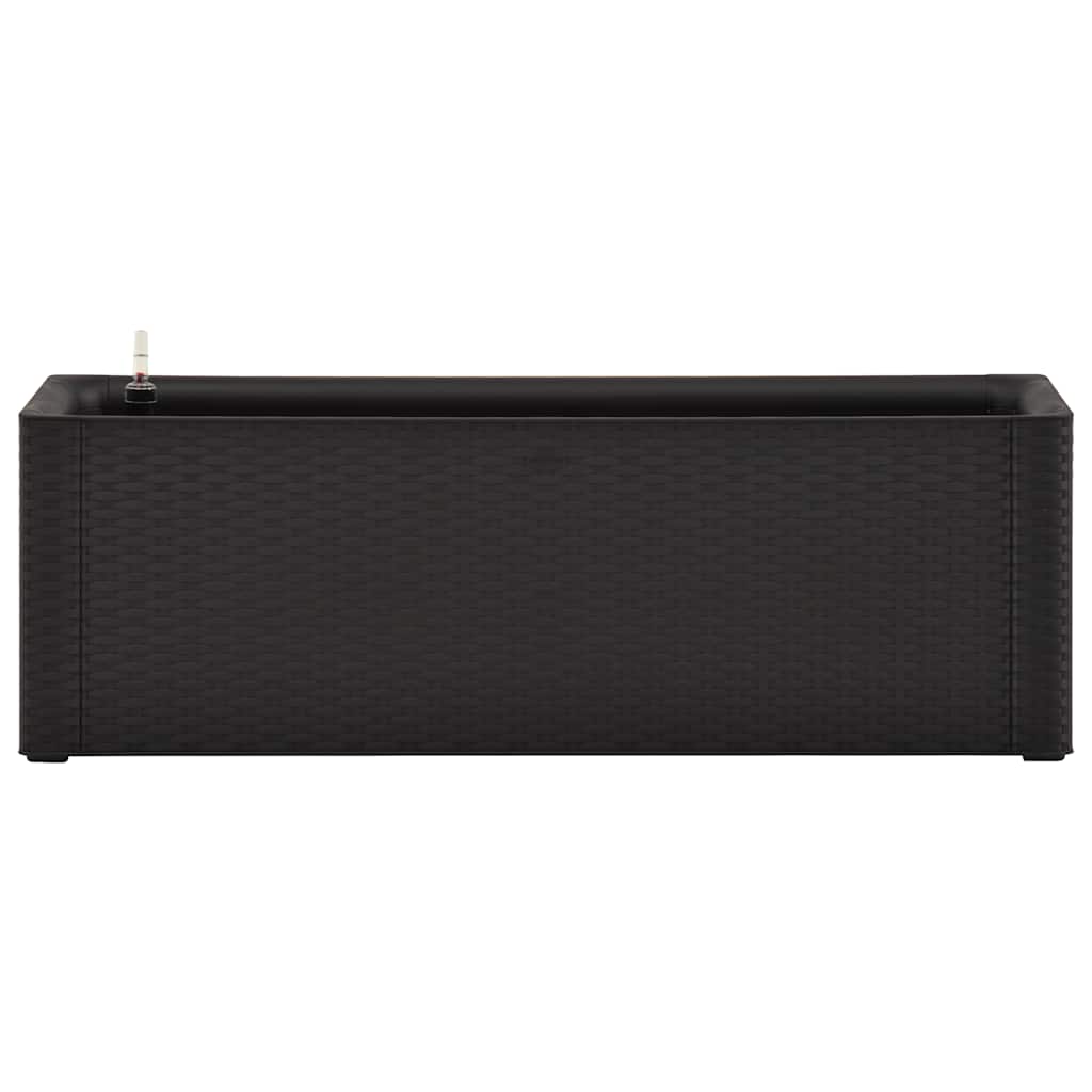 VIDAXL -Pflanzer Hoch -Selbstvergassungssystem 100x43x33 cm Anthrazit
