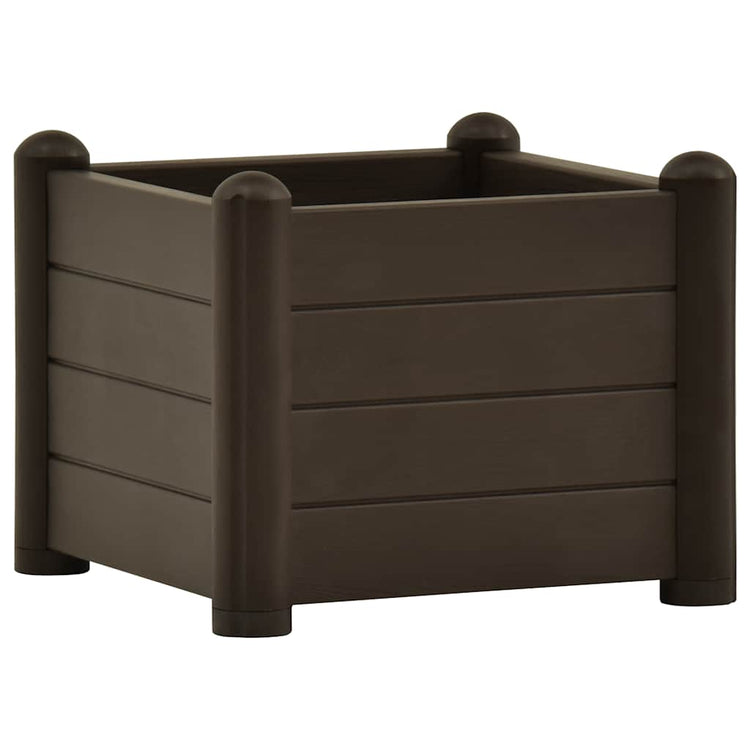 VIDAXL -Pflanzer Insert 43x43x35 cm pp mokka