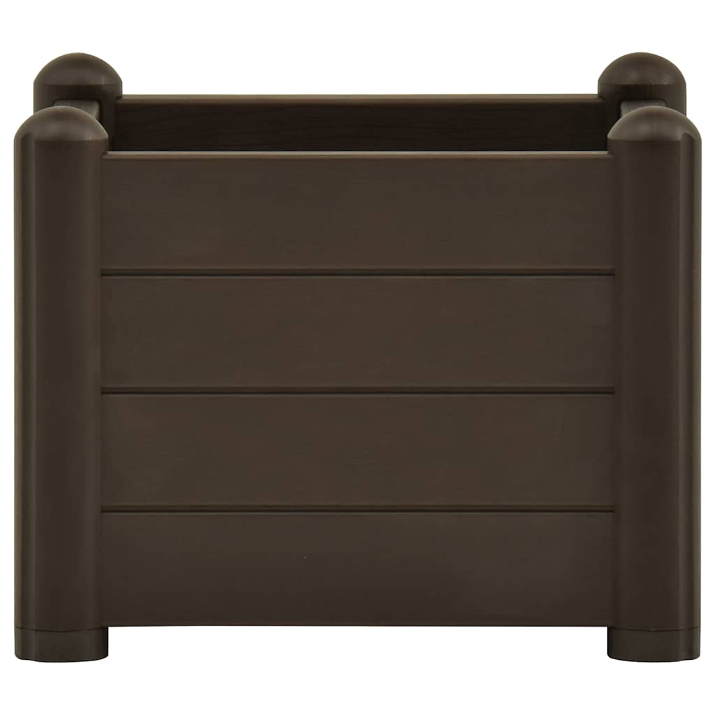 VIDAXL -Pflanzer Insert 43x43x35 cm pp mokka