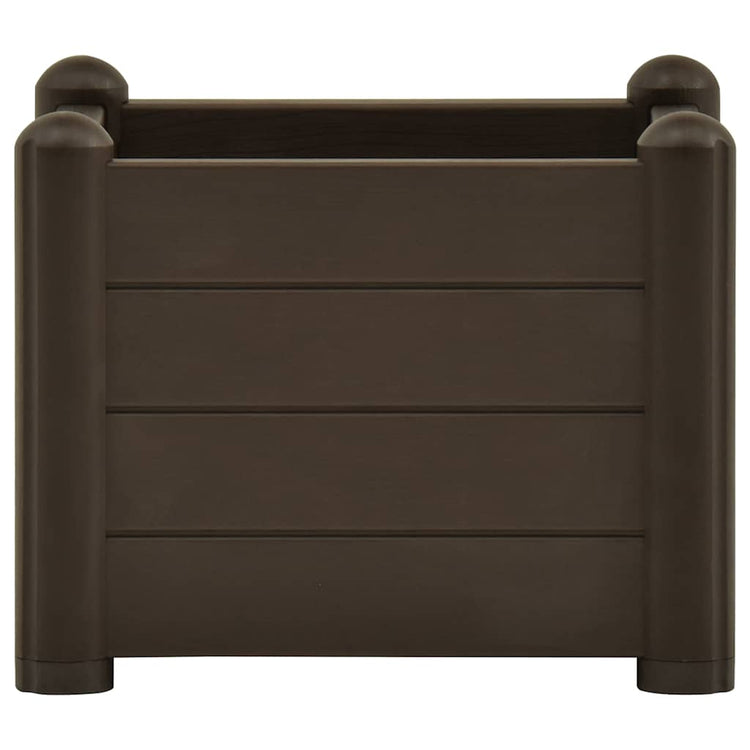 VIDAXL -Pflanzer Insert 43x43x35 cm pp mokka