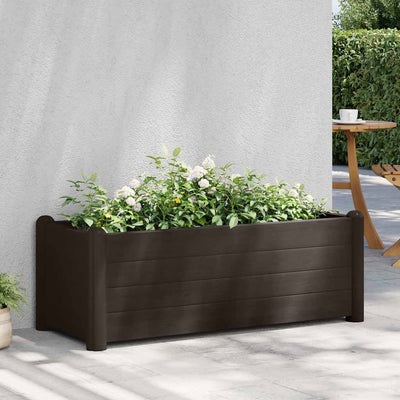 VIDAXL -Planungsbox 100x43x35 cm pp Mokka erhöht