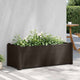 VIDAXL -Planungsbox 100x43x35 cm pp Mokka erhöht