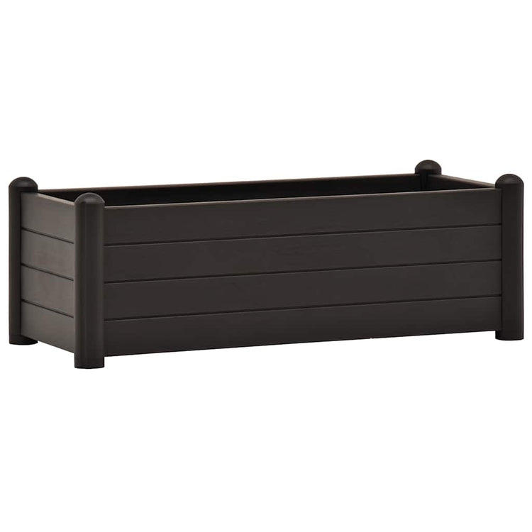 VIDAXL -Pflanzer erhoben 100x43x35 cm PP Anthrazit