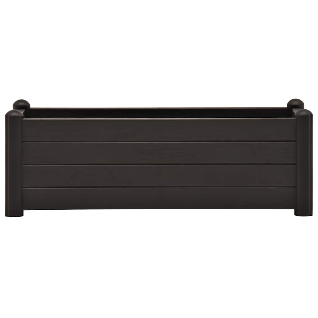 VIDAXL -Pflanzer erhoben 100x43x35 cm PP Anthrazit