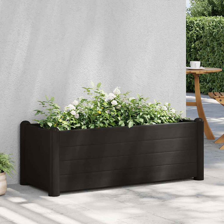 VIDAXL -Pflanzer erhoben 100x43x35 cm PP Anthrazit