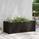 VIDAXL -Pflanzer erhoben 100x43x35 cm PP Anthrazit
