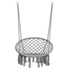 Vidaxl Hanging Stuhl 80 cm Grau