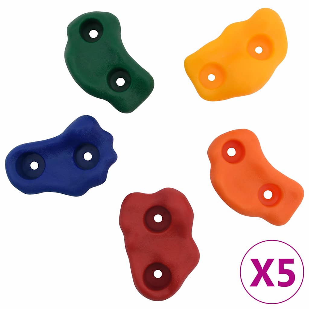 VIDAXL -Klettersteine ​​25 STs mit Seil mehrfach gelöscht
