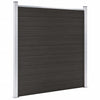 VIDAXL -Zauntafel 180x186 cm HKC Schwarz