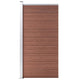 Vidaxxl Zaunelement 95x186 cm HKC braun