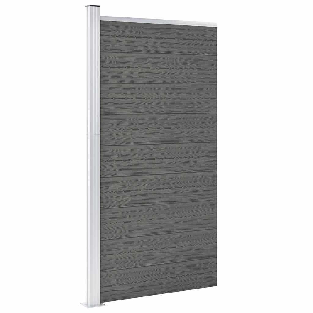 Vidaxl -Zauntafel 95x186 cm HKC Grau