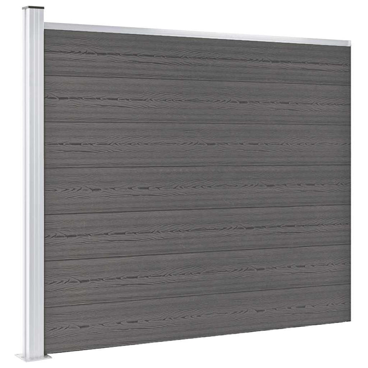 Vidaxxl Zaunelement 175x146 cm hkc grau
