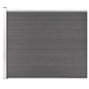 Vidaxxl Zaunelement 175x146 cm hkc grau