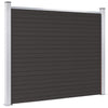 VIDAXL -Zauntafel 180x146 cm HKC Schwarz