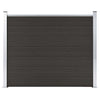 VIDAXL -Zauntafel 180x146 cm HKC Schwarz