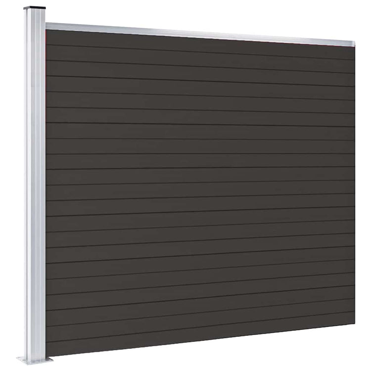 VIDAXL -Zauntafel 175x146 cm HKC Schwarz