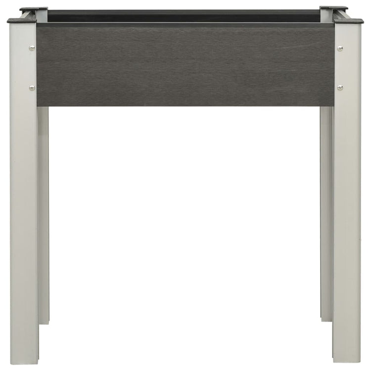 VIDAXL -Pflanzer erhöht 75 x 40 x 75 cm HKC Grau