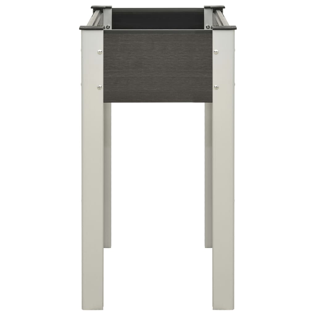 VIDAXL -Pflanzer erhöht 75 x 40 x 75 cm HKC Grau