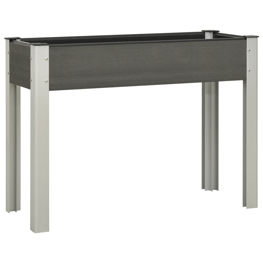 VIDAXL -Pflanzer erhoben 100x40x75 cm HKC Grau