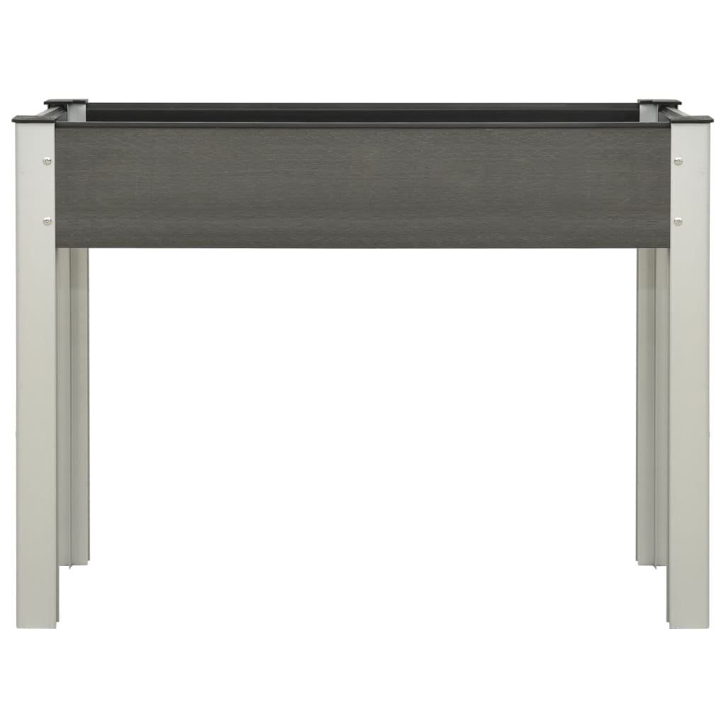 VIDAXL -Pflanzer erhoben 100x40x75 cm HKC Grau