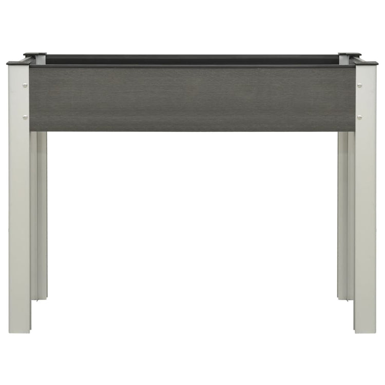 VIDAXL -Pflanzer erhoben 100x40x75 cm HKC Grau