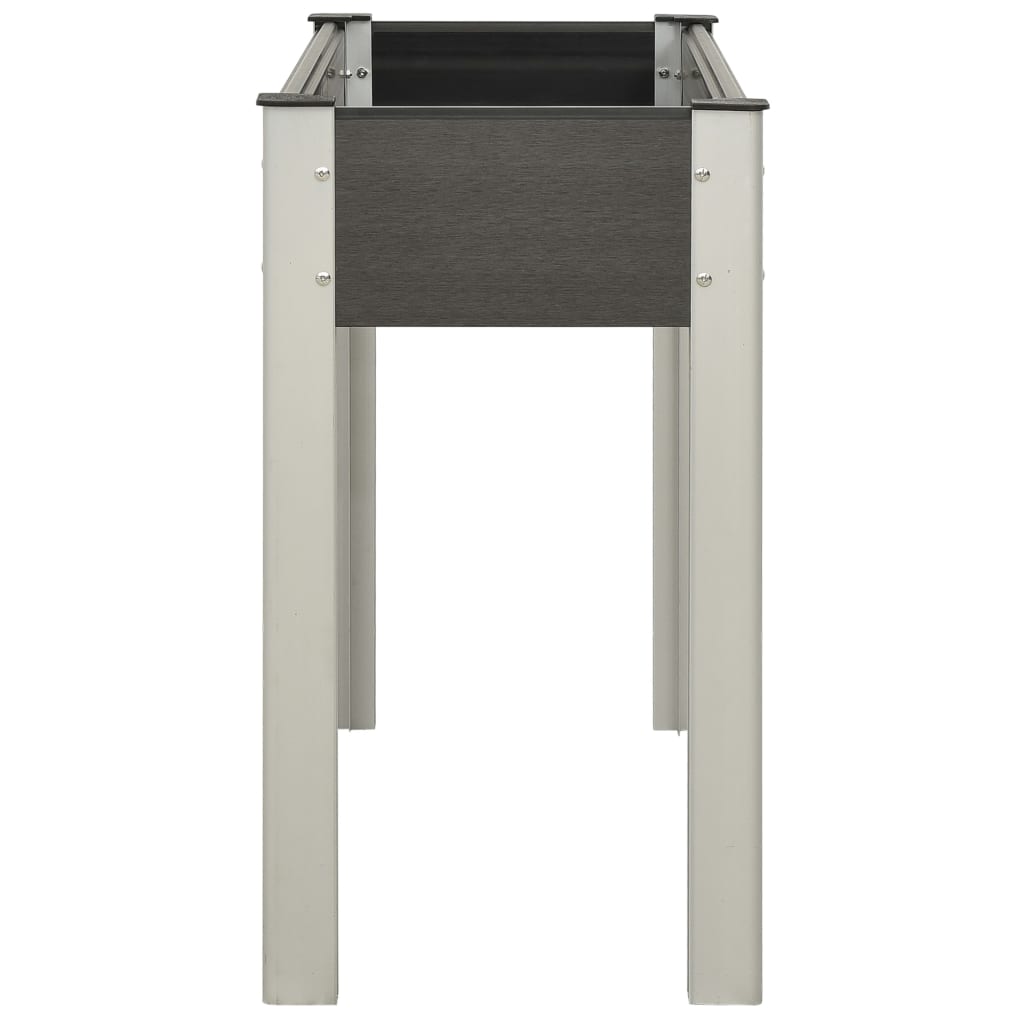 VIDAXL -Pflanzer erhoben 100x40x75 cm HKC Grau