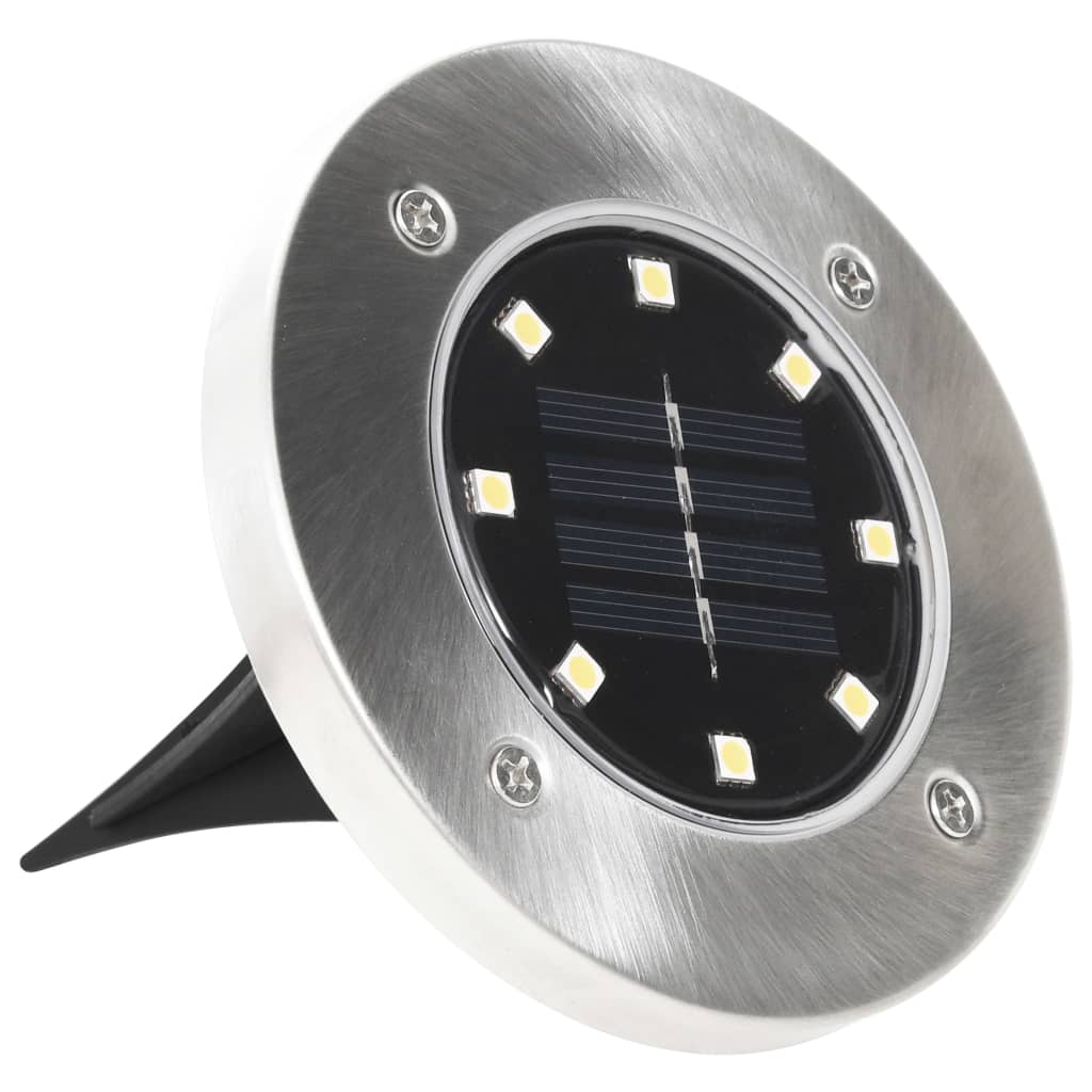 VIDAXL MORDERLAMPEN 8 ST Solar LED RGB Farbe