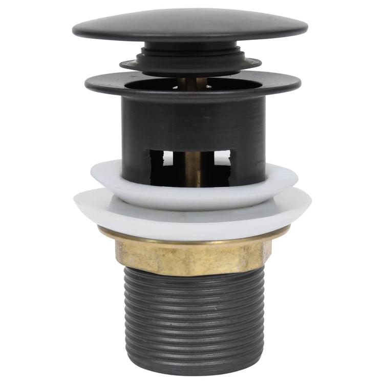 Vidaxl Drain Popup mit Überlauf 6.4x6.4x9.1 cm Grau