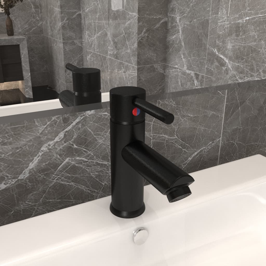 VIDAXL WASHBAINACER 130X176 MM Schwarz