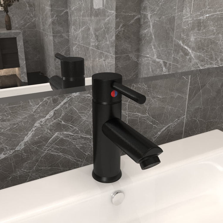 VIDAXL WASHBAINACER 130X176 MM Schwarz