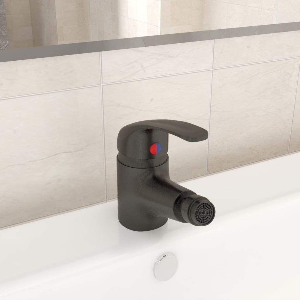 Vidaxl Bidet Ventil 13x12 cm Grau
