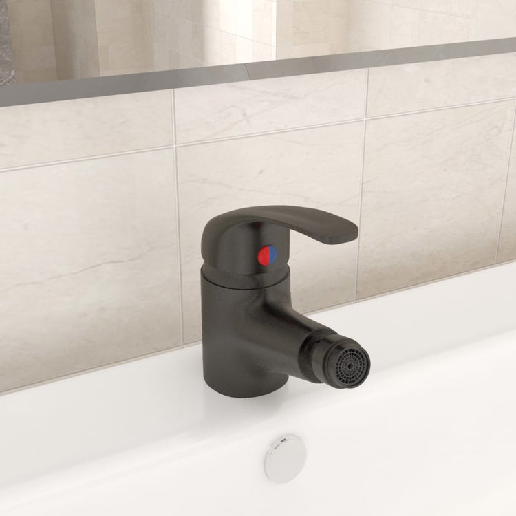 Vidaxl Bidet Ventil 13x12 cm Grau
