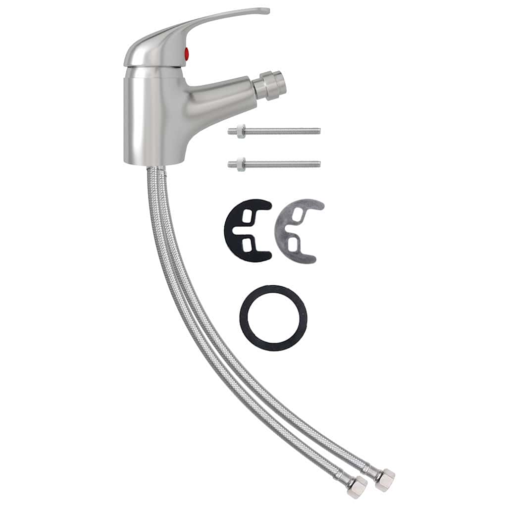 Vidaxl Bidet Ventil 13x12 cm silberfarben