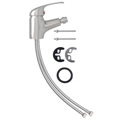 Vidaxl Bidet Ventil 13x12 cm silberfarben
