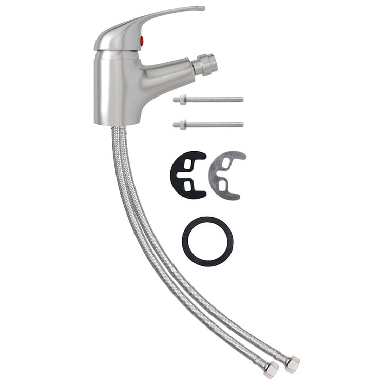 Vidaxl Bidet Ventil 13x12 cm silberfarben