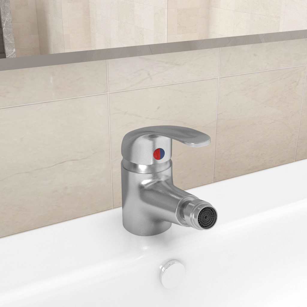 Vidaxl Bidet Ventil 13x12 cm silberfarben