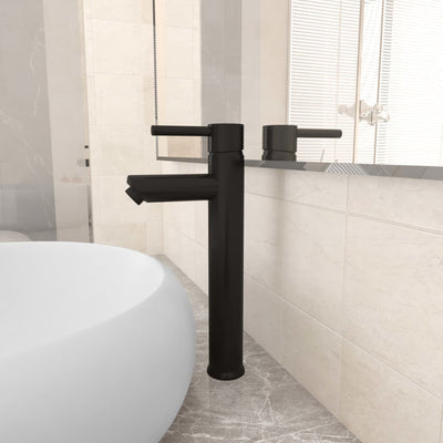 Vidaxl Badezimmer gemischter Vater 12x30 cm schwarz