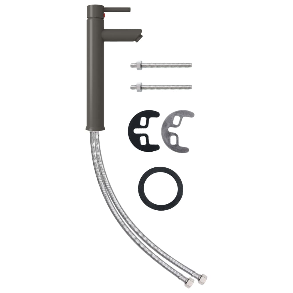 Vidaxx Bad-Mischbatterie 12x30 cm grau