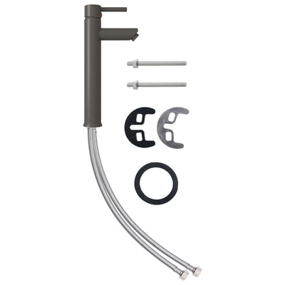 Vidaxx Bad-Mischbatterie 12x30 cm grau