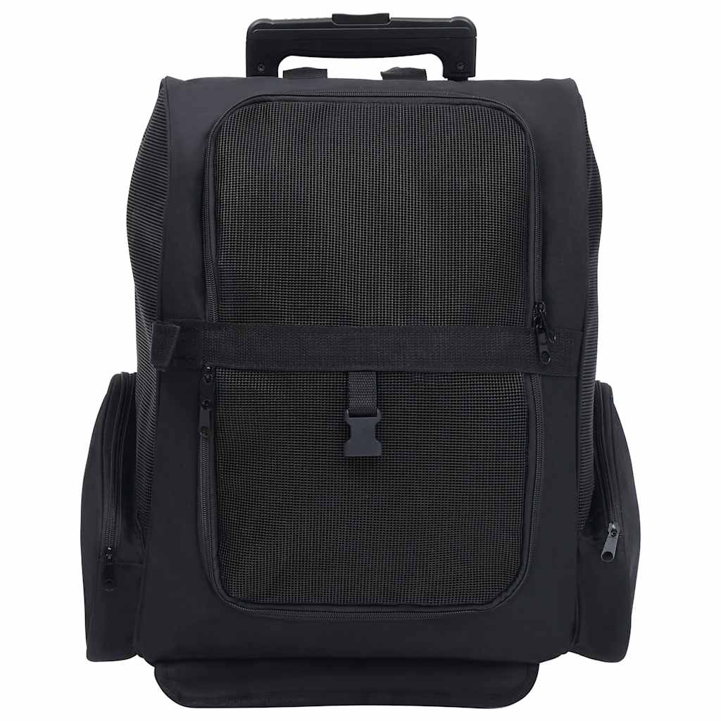 Vidaxl Pet Rolley faltbar schwarz