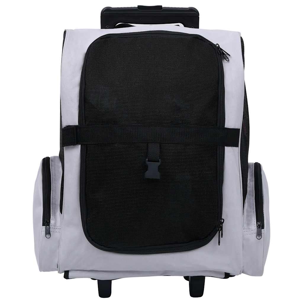 Vidaxl Pet Rolley faltbar grau