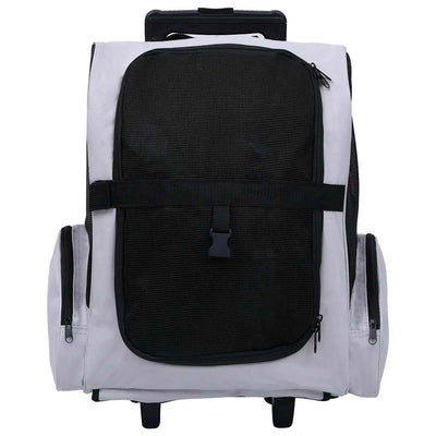 Vidaxl Pet Rolley faltbar grau